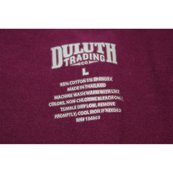 BUNDLE Duluth Trading Co Women's Henley Long Sleeve Shirts Sz Large Utility Work - Picture 4 of 12